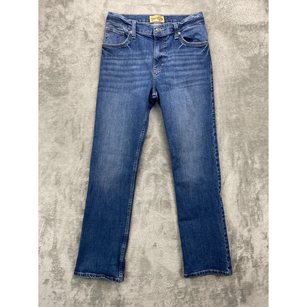 Wrangler 20X Womens Jeans Size 16 Regular 28x30 Blue Denim Cowgirl Western Ranch
